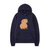 Cartoon Anime Print Fashion Sweatshirt Hip Hop Casual Unisex Autumn Winter Fleece Oversize Streetwear Tops Sudaderas