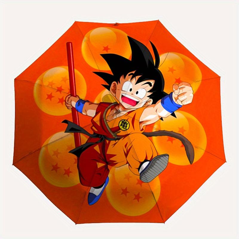 1pc Dragon Ball Design Automatic Open/Close Umbrella - Compact Travel Umbrella, Perfect Gift for Friends -Intricate Design Umbrella yy250811109