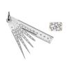 Corrosion Resistant Tapered Feeler Gauges Accuracy Machinist Gaps Measuring Tool for Automotive Repair & Engineering Use