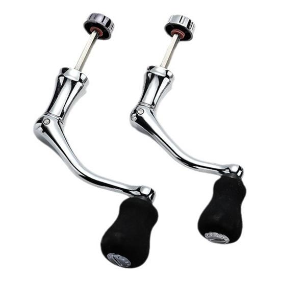 Fishing Reel Rocker Arm Heavy Duty Metal Universal Spinning Baitcasting Reel Power Handle Grip Replacement Parts Fishing Accessories