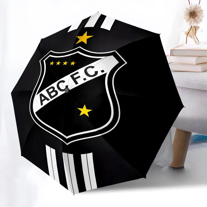 ABC FC, Badge Automatic Opening and Closing, 8 rib Structure Portable Umbrella, Suitable for Men and Women in All Seasons Perfect Gift for