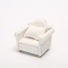 Мини-диваны Кукольный домик Диван Миниатюрная мебель Белый Декор Реквизит для фотографий Модель дивана для мини-дивана Мебель Мини-мебель Мини-диван Деревянный набор