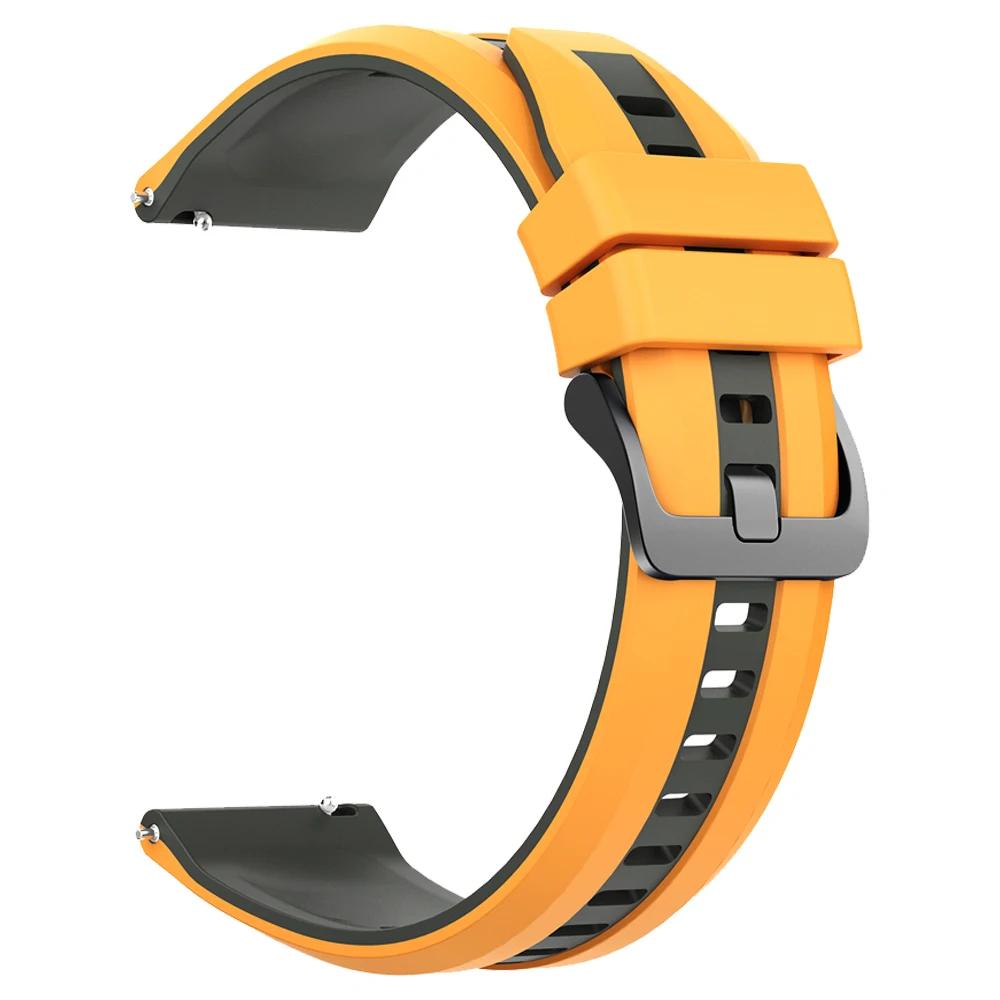 22 мм Спортивный силиконовый ремешок для REDMI Watch 5 Active/Lite Замена наручного браслета для Huami AMAZFIT BALANCE 2 Мягкий ремешок