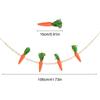 Carrot Decorations Easter Carrot Banner String Vivid Durable Unique Adorable Easter Carrot Ornament For Wall Window Fireplace