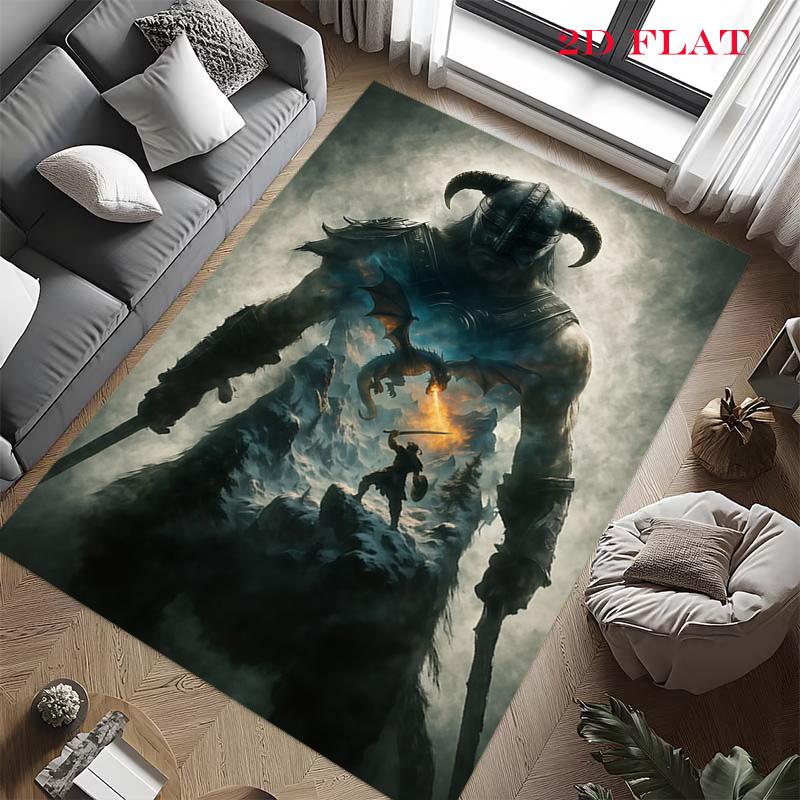 Tamriel Carpet Rug for Living Room Bedroom Home Sofa Decoration,Kids play Nonslip Floor Mat