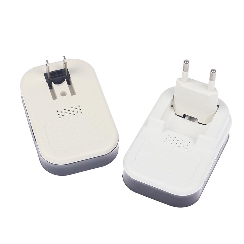 Зарядное устройство с кнопкой штепсельной вилки 3,7 В, подзарядка для интеллектуального индикатора Cr2032