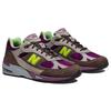 991 Stray Rats x 991 Wmns New Balance Сделано в Англии 'Фиолетовый Зеленый' Женская W991SRG