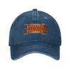 Tibetan Tiger Rug  Washed Denim Cap Casual Baseball Caps Adjustable Hat Summer Unisex Baseball Hats