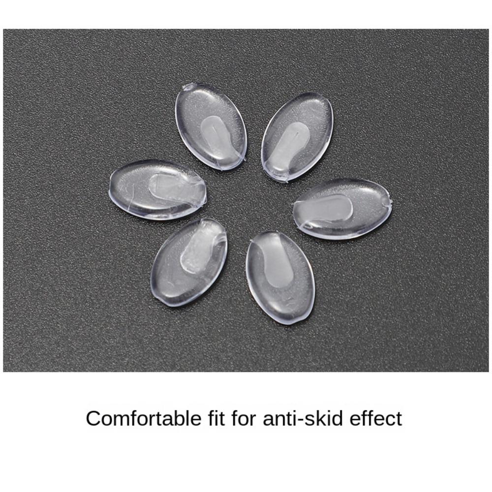 Прозрачный овальный носовой упор для очков с защитой от падения и скольжения для мужчин и женщин