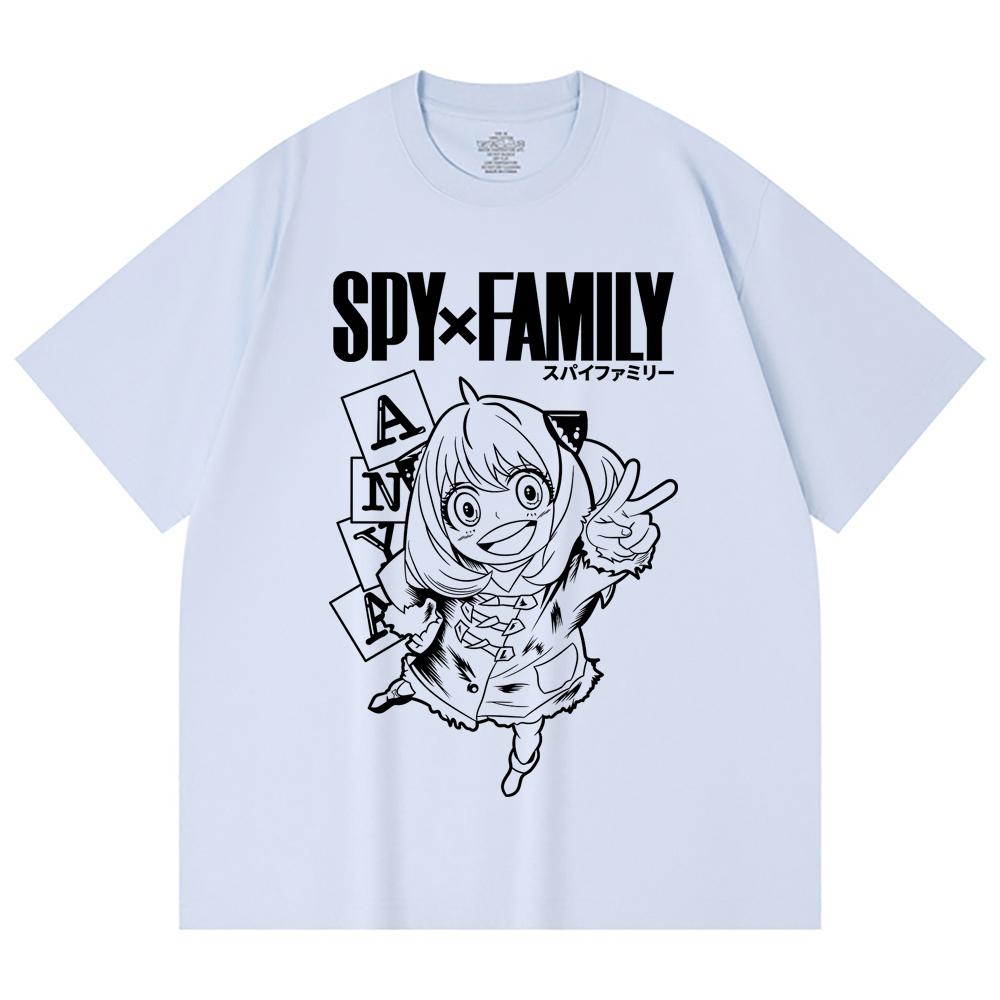 230 Gsm 100% Cotton Spy x Family V5 Anya Print Unisex Heavy Cotton T Shirt