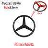 CRX1 52mm 57mm Pins Sticker Car Steering Wheel Emblem Badge For Mercedes Benz C E S Class CLA CLS W212 W205 W204 Styling Accessories