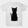 T Shirt Women Bright Eyes Black Cat Harajuku Print Kawaii Tshirt Summer Short Sleeve Female T-Shirt Top Tee