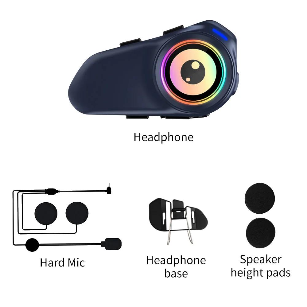 Kebidumei G1 Bluetooth-гарнитура для мотошлема, интерком, MP3-плеер, динамик 1000 мАч, водонепроницаемые наушники, интерфон 500 м