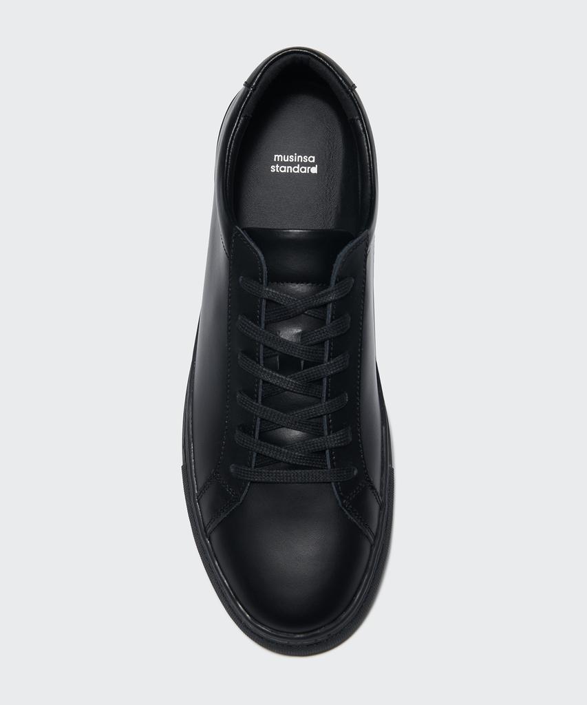 Musinsa Standard Leather Court Sneakers Mark 2 [Black] (A Type)