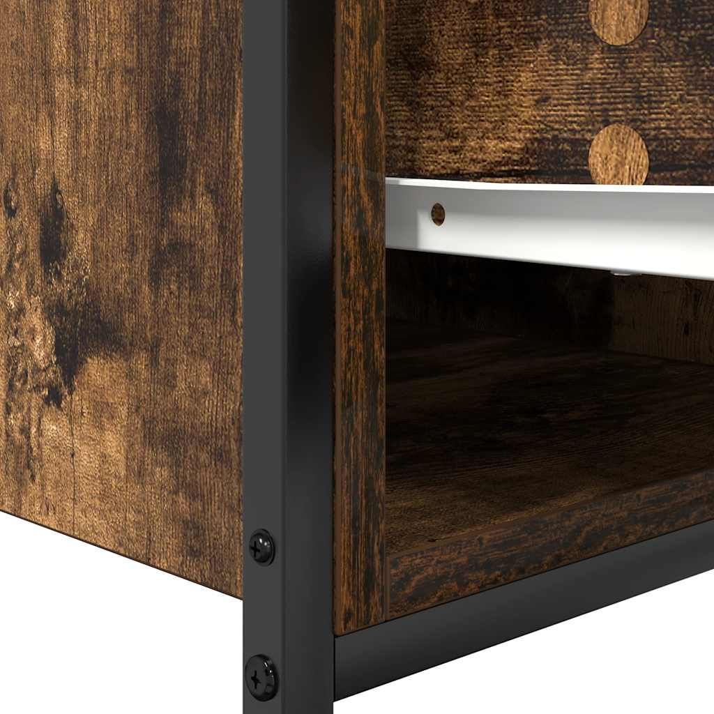 Bathroom Vanity Cabinet with Drawers Smoked Oak