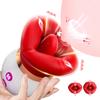 Vibrator Adult Sex Toys for Women 3IN1 Mouth Shaped Sucking Vibrator Tongue Sucking Licking Vibrator Female for Women Nipple Anal Clitoris Stimulator