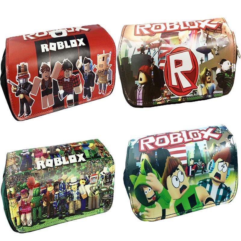 Пенал Roblox Мультяшный Органайзер для Канцелярских Принадлежностей для Детей С Большой Вместимостью и Прочным Материалом