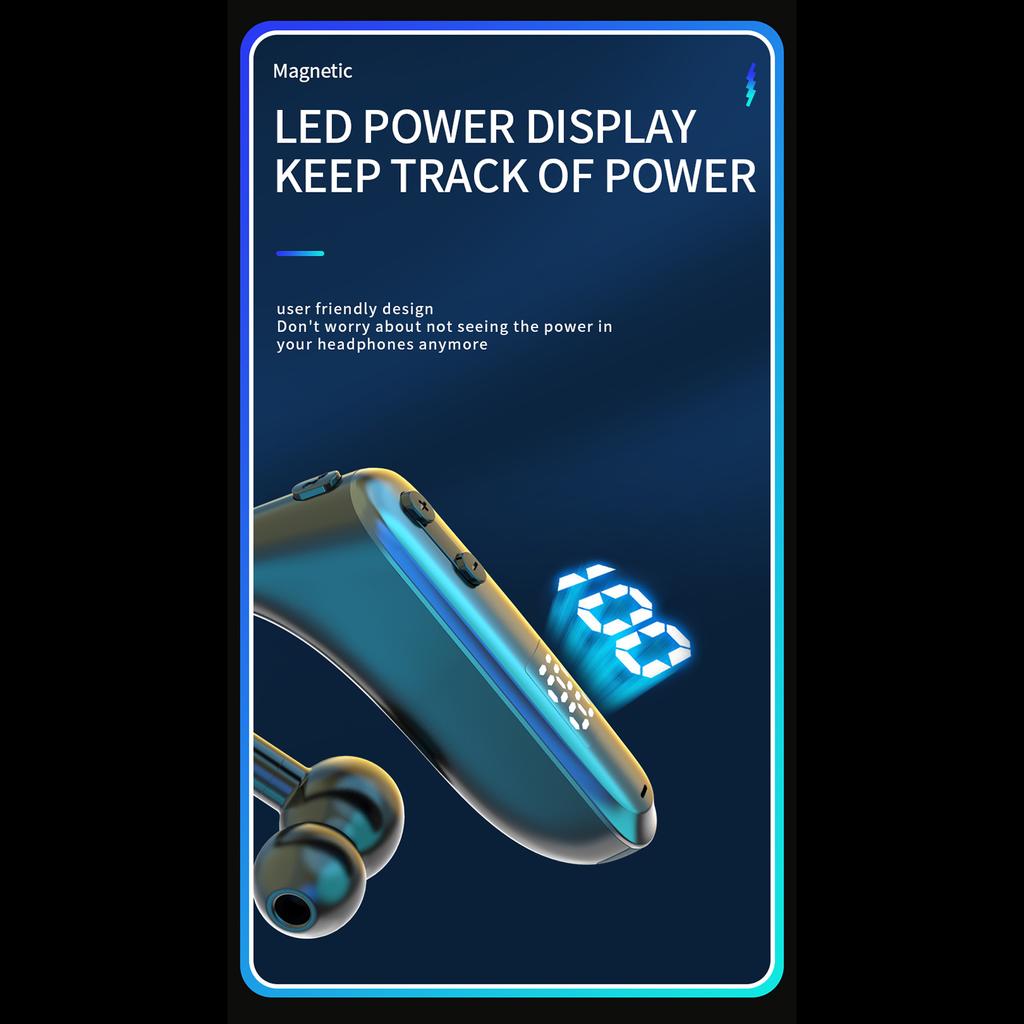 Беспроводная гарнитура V5.2 Hands-Free Наушники CVC6.0 с шумоподавлением Наушник 50 часов воспроизведения Одно ухо