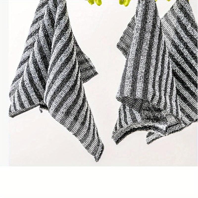 1 шт. Мужская отшелушивающая люфа для глубокой очистки - Полосатый аксессуар для ванны и душа для скрабирования спины и мытья тела