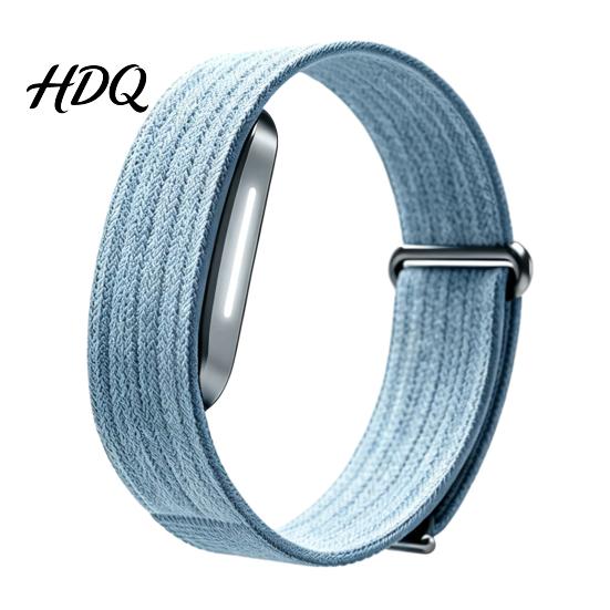 Мягкий сменный ремешок для повседневного ношения Hume Band 2.0 Плетеный нейлон Регулируемый Универсальный для часов и трекеров Браслет на запястье Дышащий Анти-пот Спортивный браслет