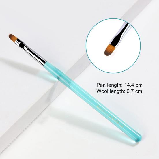 Кисть для ногтей Yousheng с тонкой ручкой, профессиональный инструмент для дизайна ногтей, ручка для рисования, кисть для маникюра