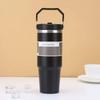 Cross-border 30oz Car Cold Insulation Bingba Cup 304 Stainless Steel Vacuum Double-layer Thickened Handle Thermos Cup| BPA-Free