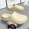 Модные шлепанцы-клоги Litfun New EVA для мужчин, модные, с мягкой подошвой, противоскользящие, пляжные сандалии, летние водонепроницаемые садовые туфли, уютные домашние тапочки
