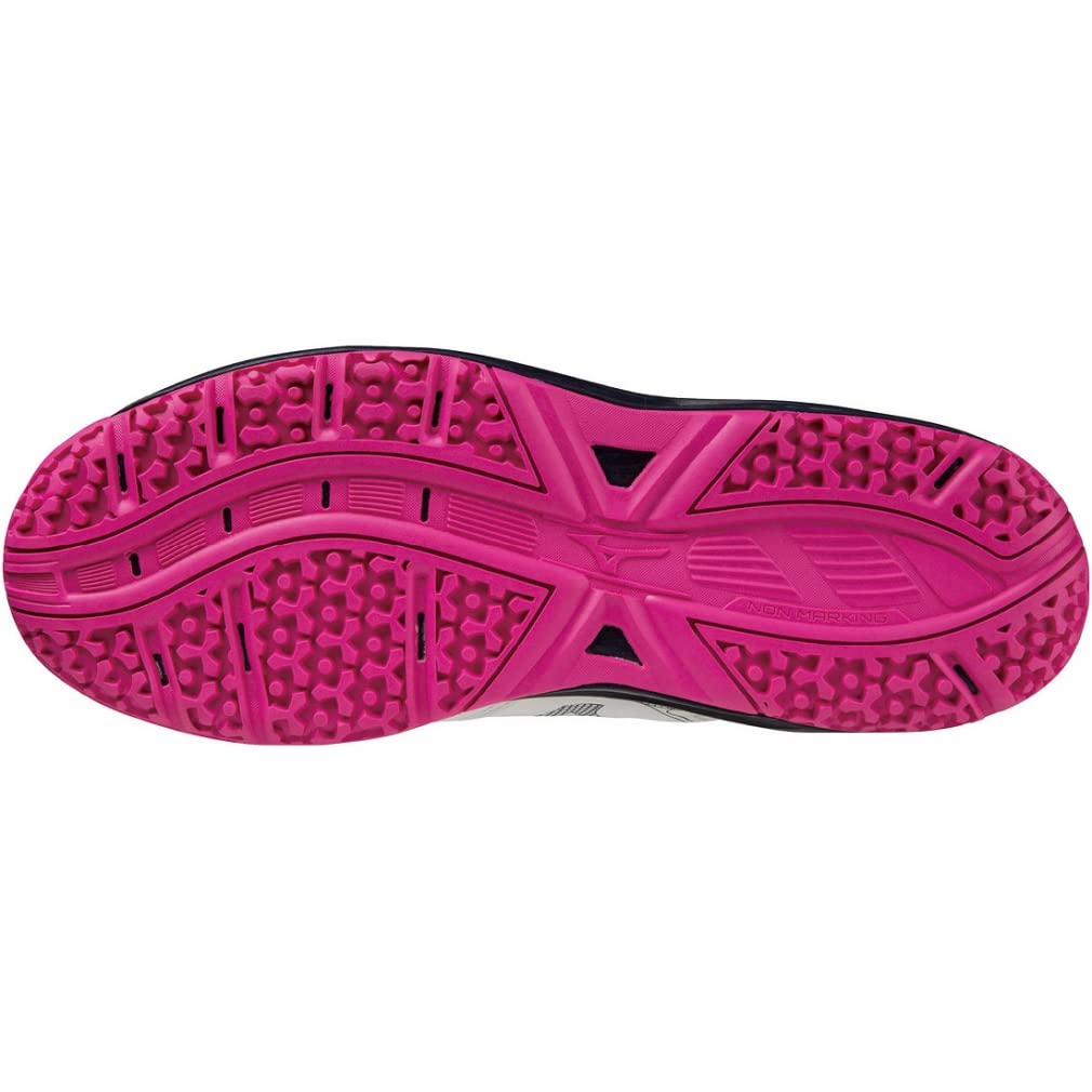 Tennis Shoes Break Shot 4 OC Cm 2E [Mizuno] White/Navy/Pink 25.0