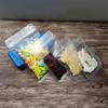 20 Pcs Plastic Transparent Matte Waterproof Zipper Storage Packaging Bag Reclosable Pouches