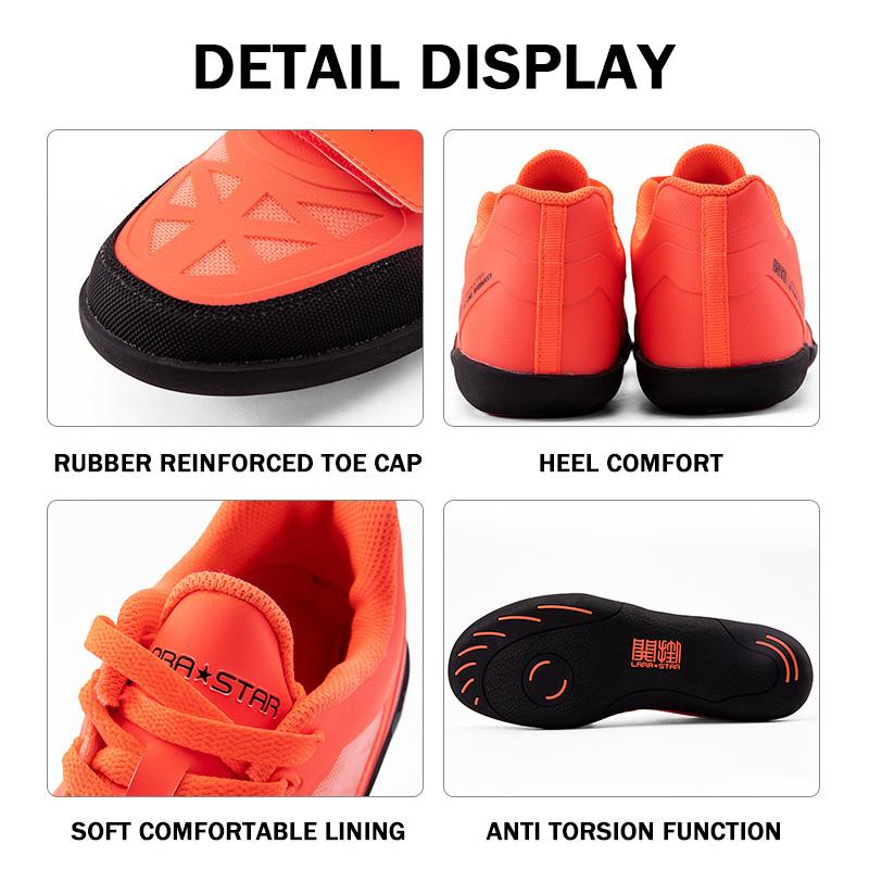 LARA STAR Мужские Женские Профессиональные Дискобольные Туфли с Устойчивой Застежкой-липучкой, Соревновательные Ботинки для Толкания Ядра, Нескользящие Туфли для Перетягивания Каната, Размер 46