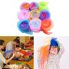 Kids Music Scarves Gradient Color Scarf Square Silk Scarf Gradient Color Dancing Scarf Dance Scarfs
