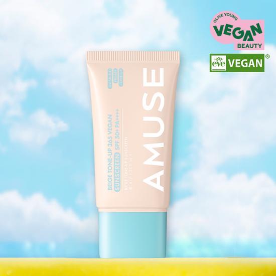 AMUSE Крем для загара бежевый Tone Up 365 Vegan 40 мл