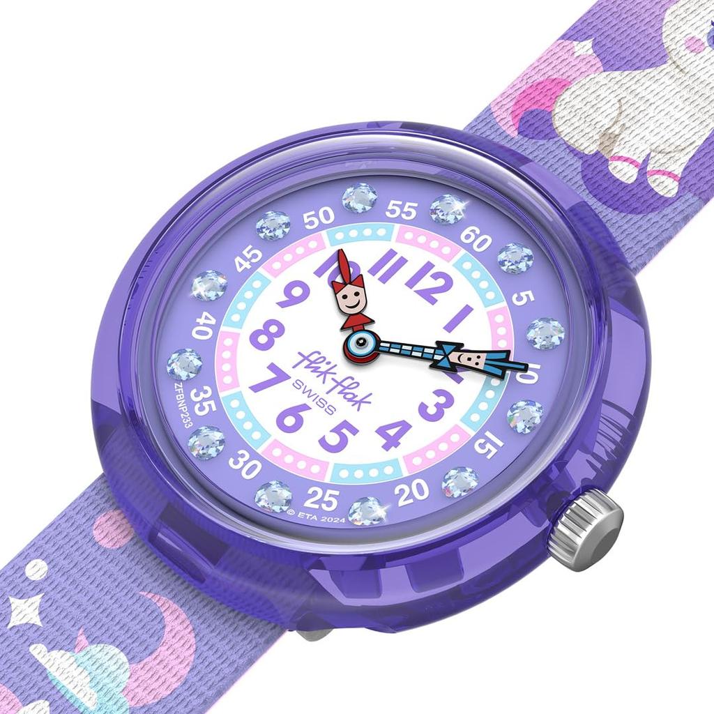 Flik Flak Watch COSMICAT Cosmic Cat FBNP233 Kids'