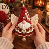 Праздничные вязаные поделки Крючком Рождественский Ангел DIY Набор, Сделайте Подвесное Украшение, Праздничный Набор для Взрослых Подростков, Ручная Работа Украшения для Елки