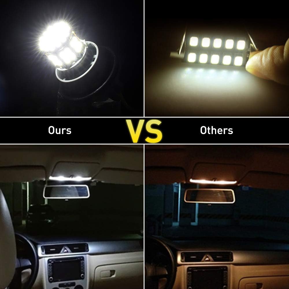 12В 1156 10 шт. Яркие светодиодные лампы 1156 1141 1003 50-SMD белого цвета для освещения салона автомобиля, дома на колесах, кемпера