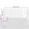 Welded Wire Fence 10 x 0.4 m (W x H)