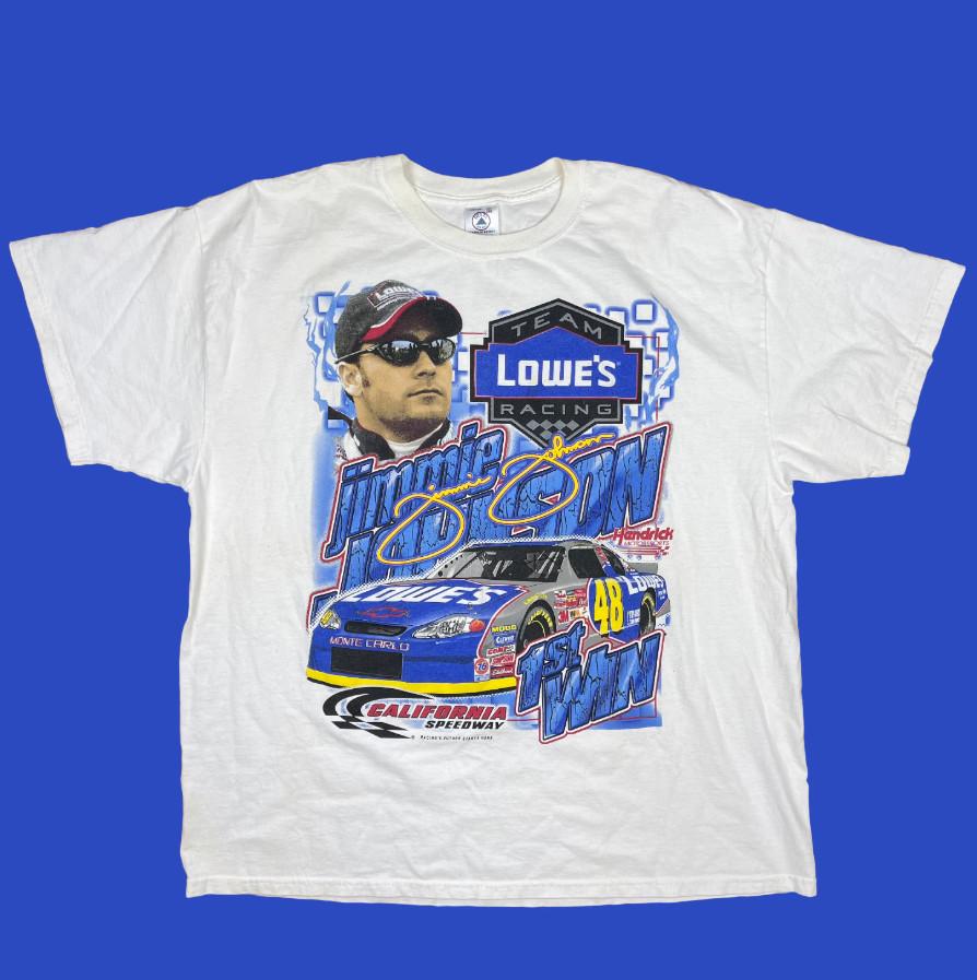Jimmie Johnson Signature Speedway Win Lowes Racing T-Shirt Gift For Fans Unisex T-Shirt