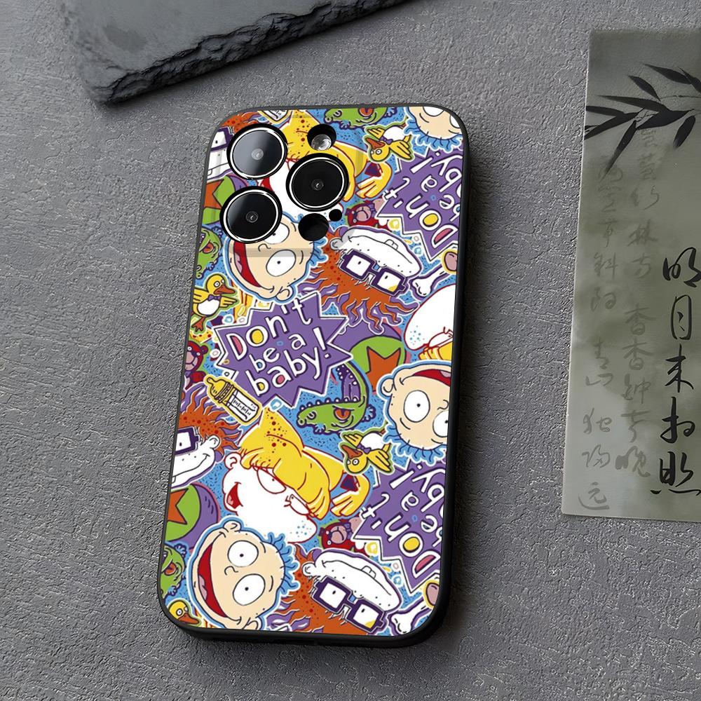 R-Rugrat Чакки A-Анжелика Чехол для телефона Funda Для Iphone 13 17 16 11 15ProMax 14 12 Pro Xs Max Mini Xr X 7 8 6 6s Plus Чехлы