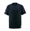 DESCENTE Junior Baseball Shirt JDB202 Black Size 140 (V-Neck) (BLK)