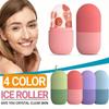 4pcs Ice Roller for Face Facial Roller Massager (De-Puff Eye Bags) Reusable Silicone Face/Neck Ice Mold for Naturally Skin Care
