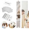 7Pcs/Set Acrylic Mirror Kids Growth Chart Children Room Nursery Bedroom