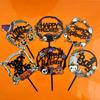 Halloween Cake Decoration Castle Color Printing Acrylic Cake Card Party Supplies Cake Decoration