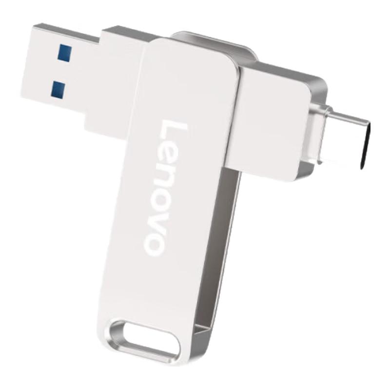 Lenovo SS380 Флеш-накопитель с двумя разъемами USB 3.2 и Type-C
