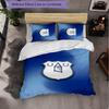 Everton Football 3 Piece Bedding Set Soft Duvet Cover Set with Pillowcases Printed Bedroom Decor Set for Home