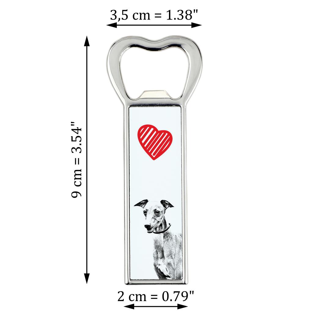 Chart Afrykański, Azawakh - Otwieracz Do Butelek Z Psem, Personalizowany Otwieracz Na Lodówkę, Wyjątkowy Upominek Dla Mężczyzny Marki Art-Dog