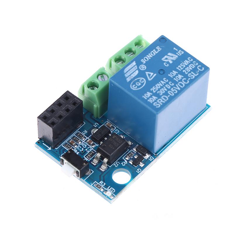 Модуль реле Wi-Fi Esp-01S Esp8266 3,3 В/5 В Случайный 10 А Умный домашний выключатель Пульт дистанционного управления с приложением для телефона для Arduino