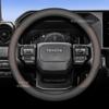 High Leather Anti-Slip Ultra-thin Car Steering Wheel Cover for Toyota Prado Crown Land Cruiser Handle Cover Interior Accessories