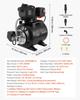 1.1 HP Shallow Well Pump with Pressure Tank, 230V 5000 LPH, Plastic Irrigation Jet Pump with 19 L Tank, Automatic Water Booster Transfer System,