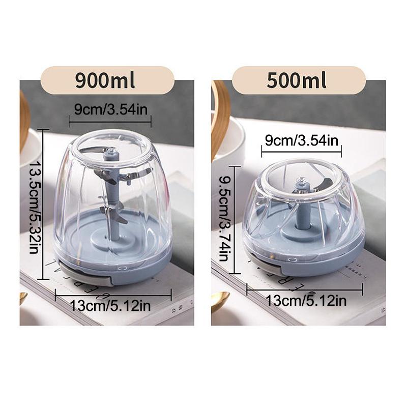 500/900 мл Ручная мясорубка Измельчитель чеснока Вращающаяся чеснокодавилка Измельчитель Овощерезка для лука Кухонные аксессуары для приготовления пищи