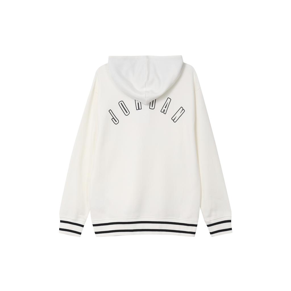 Мужская толстовка с капюшоном Air Jordan Jumpman Fleece 'White Black' FD7403-133